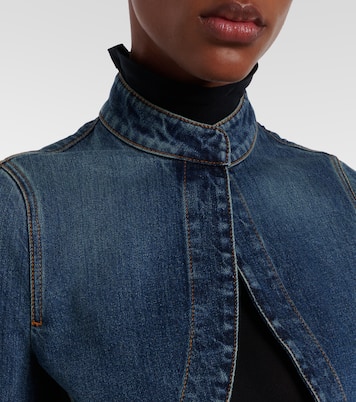 Cropped denim jacket | Alaïa