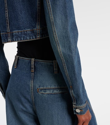 Cropped denim jacket | Alaïa