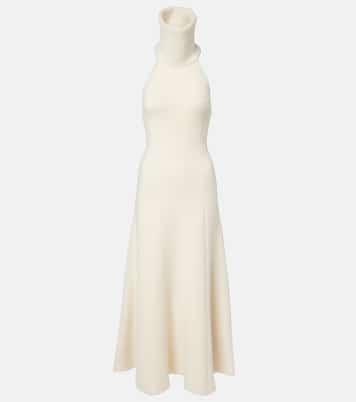 Abito lungo in lana, seta e cashmere | Magda Butrym