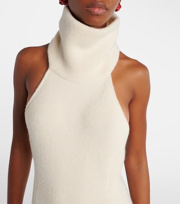 Abito lungo in lana, seta e cashmere | Magda Butrym