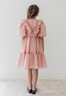 Ruffled polka-dot dress | Petite Amalie  