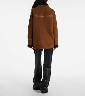Reversible shearling coat | Yves Salomon