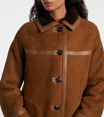 Reversible shearling coat | Yves Salomon