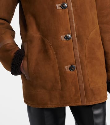 Reversible shearling coat | Yves Salomon
