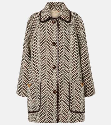 VGold wool and cashmere coat | Valentino