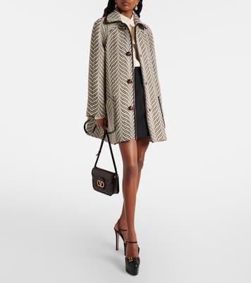 VGold wool and cashmere coat | Valentino