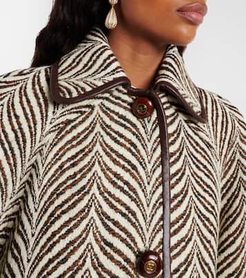 VGold wool and cashmere coat | Valentino