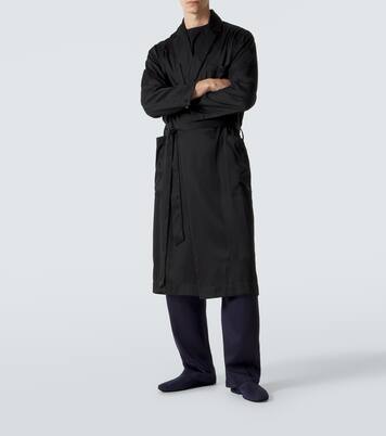 Leather-lined suede slippers | Charvet