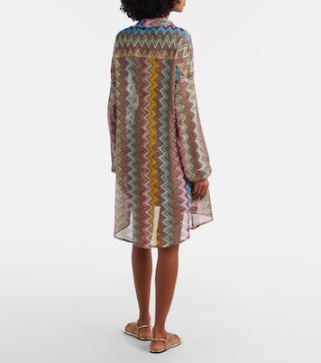 Hemd Zigzag aus Häkelstrick | Missoni