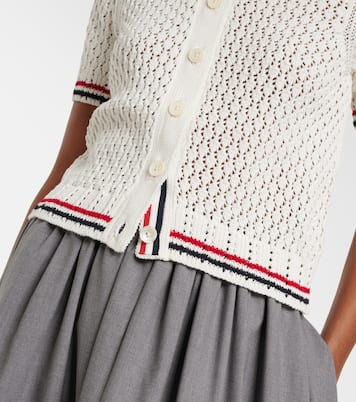 Pointelle cotton top | Thom Browne