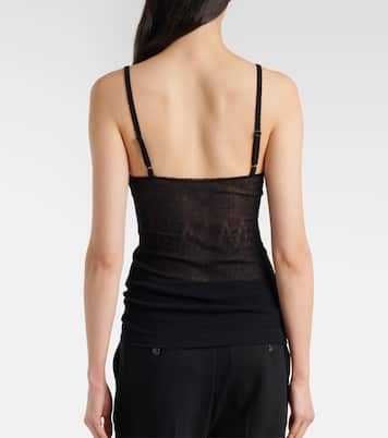 Knitted cotton-blend camisole | Victoria Beckham