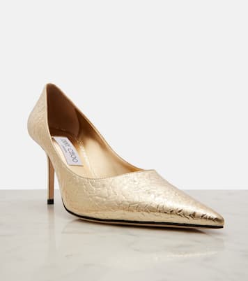 Love 85 metallic-effect pumps | Jimmy Choo