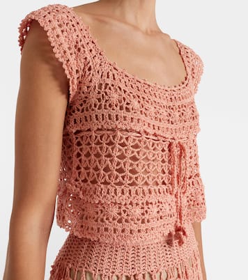 Cropped-Top Deauville aus Häkelstrick | Anna Kosturova