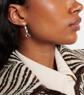 Orecchini pendenti VLogo con cristalli Swarovski® | Valentino