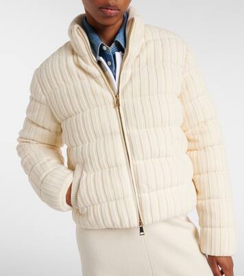 Wool and cashmere down jacket | Moncler
