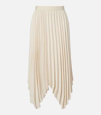 Felixa plissé crêpe midi skirt | Isabel Marant