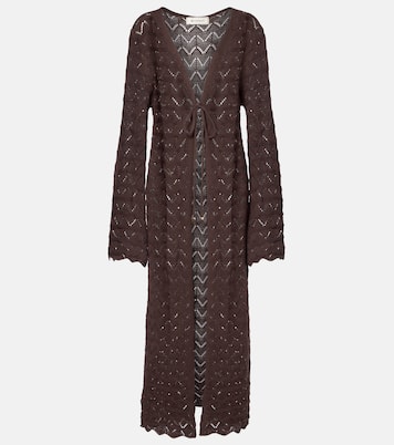 Boha pointelle cotton-blend beach cover-up | Bananhot