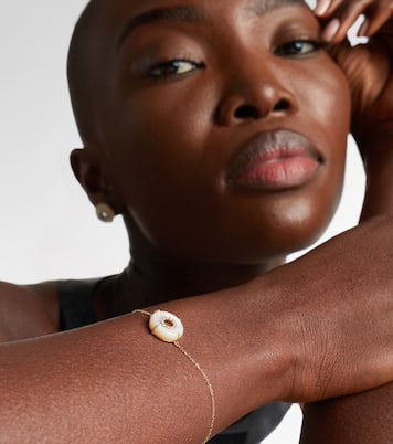 Bracelet en or 14 ct (585/1000) avec diamants et perles | Mateo