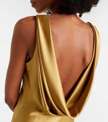 Open-back satin gown | Nina Ricci