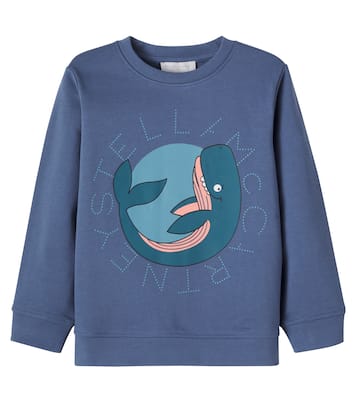 Printed cotton fleece sweatshirt | Stella McCartney Kids