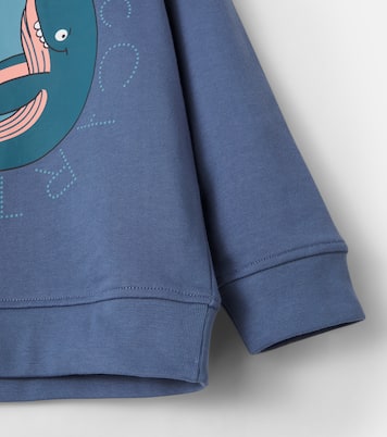 Printed cotton fleece sweatshirt | Stella McCartney Kids