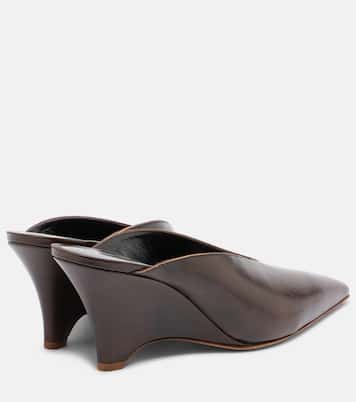 Victoria 70 leather wedges | Le Monde Béryl