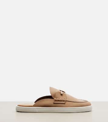 Slippers Chanme aus Veloursleder | Christian Louboutin