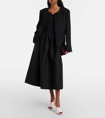 Fluid wool-blend jacket | Toteme