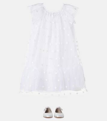 Robe Lisabeth brodée en tulle | Bonpoint