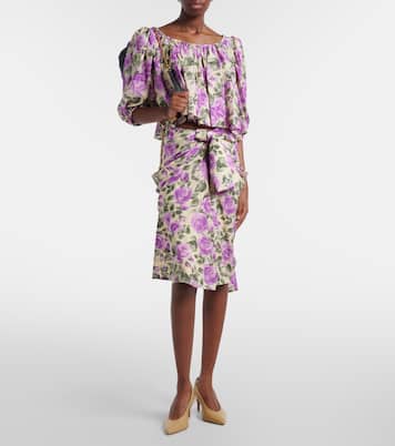 Midirock aus Seide | Chloé