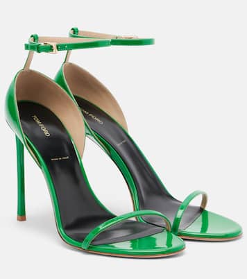 Vertigo patent leather sandals | Tom Ford
