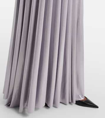 Robe longue à encolure bardot | Norma Kamali