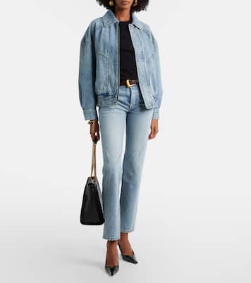 Cassandre ribbed-knit cotton tank top | Saint Laurent