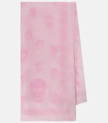 Printed silk scarf | McQueen