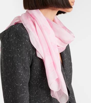 Printed silk scarf | McQueen