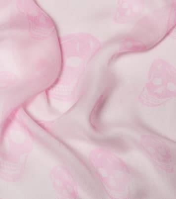 Printed silk scarf | McQueen