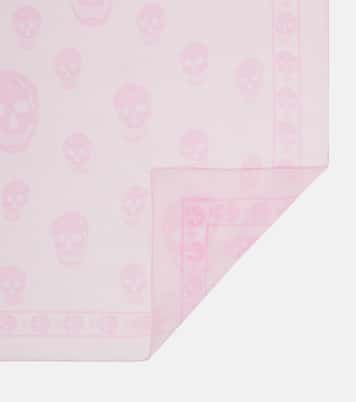 Printed silk scarf | McQueen