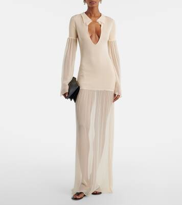 Maxikleid Calla aus Rippstrick | Aya Muse