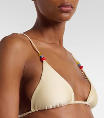 Via beaded bikini top | Jade Swim