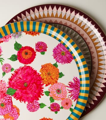 Plateau Bright Blooms imprimé en bouleau | La DoubleJ