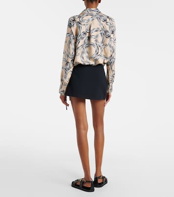 Paula's Ibiza Skort aus Baumwoll-Crêpe und Seide | Loewe