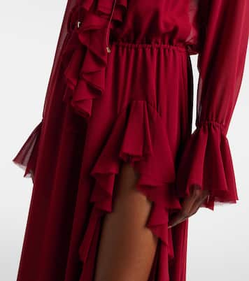Bellen ruffled maxi dress | Bananhot
