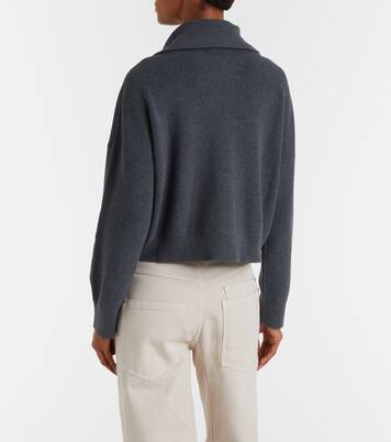 Cotton zip-up cardigan | Brunello Cucinelli