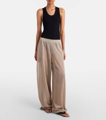 Hose aus Leinen und Seide | Alaïa