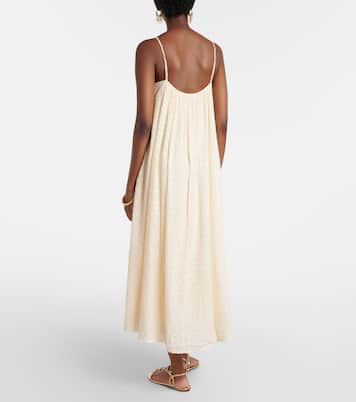Confidentielle silk and cotton midi dress | Eres
