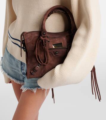 Shopper Le City Small in suede | Balenciaga