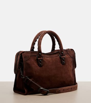 Shopper Le City Small in suede | Balenciaga