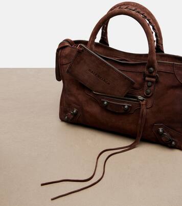 Shopper Le City Small in suede | Balenciaga