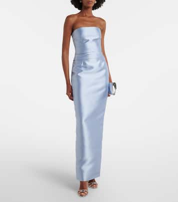 Robe Ingrid aus Satin | Solace London