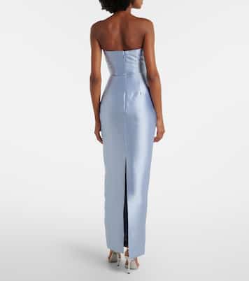 Robe Ingrid aus Satin | Solace London